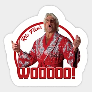 Ric flair wooooo Sticker